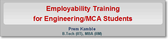 Emploability Training for IT Engineering/MCA Students